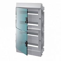 Распределительный шкаф Mistral41 72 мод., IP41, встраиваемый, термопласт, зеленая дверь |  код. 1SLM004100A1410 |  ABB